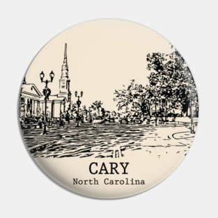 Cary - North Carolina Pin