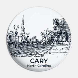 Cary - North Carolina Pin