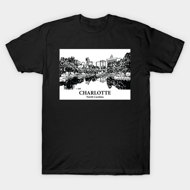 Charlotte - North Carolina T-Shirt by Lakeric