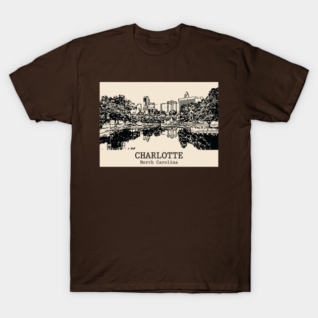 Charlotte - North Carolina T-Shirt by Lakeric