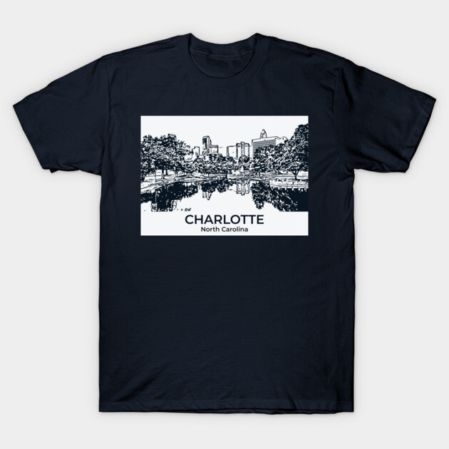 Charlotte - North Carolina T-Shirt by Lakeric