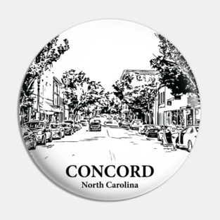 Concord - North Carolina Pin