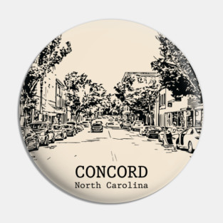 Concord - North Carolina Pin
