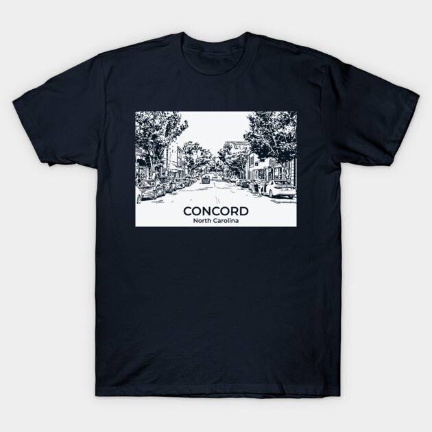Concord - North Carolina T-Shirt by Lakeric