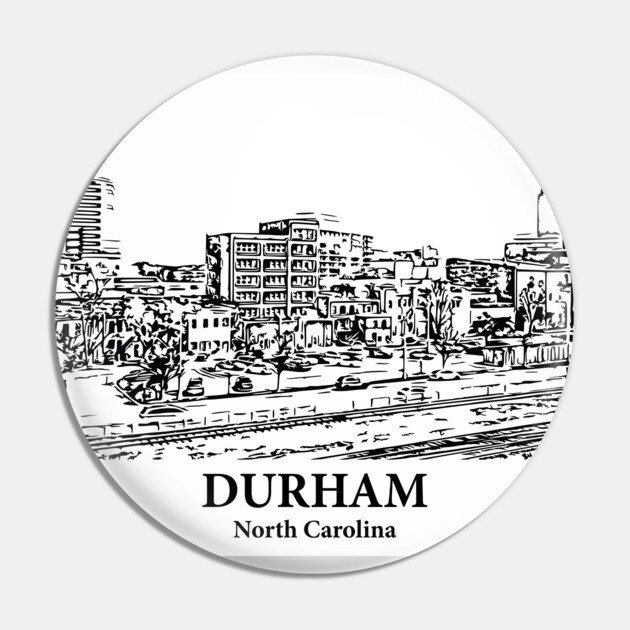 Durham - North Carolina Pin by Lakeric