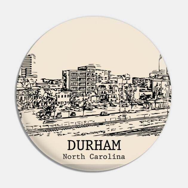 Durham - North Carolina Pin by Lakeric