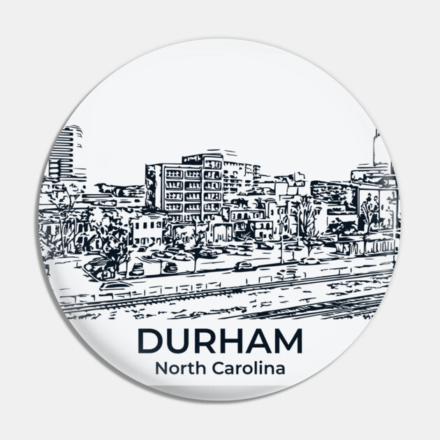 Durham - North Carolina Pin by Lakeric