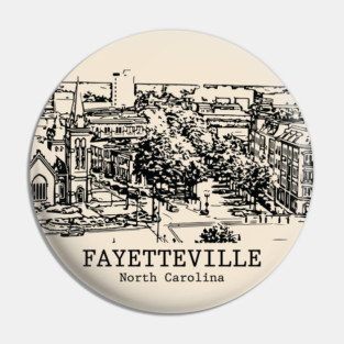 Fayetteville - North Carolina Pin