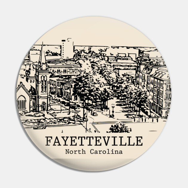 Fayetteville - North Carolina Pin by Lakeric