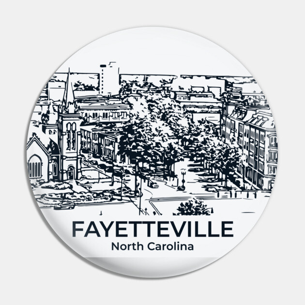 Fayetteville - North Carolina Pin by Lakeric