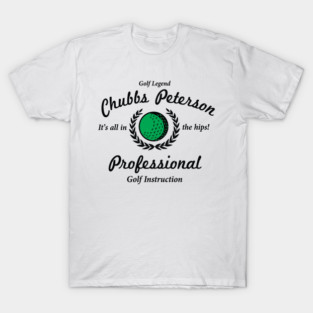 Chubbs Peterson Professional Gold Instruction Logo Happy Gilmore T-Shirt
