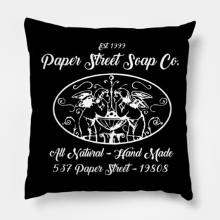 Paper Street Soap Company Logo Fight Club Pillow