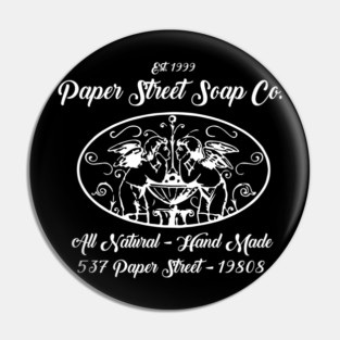 Paper Street Soap Company Logo Fight Club Pin
