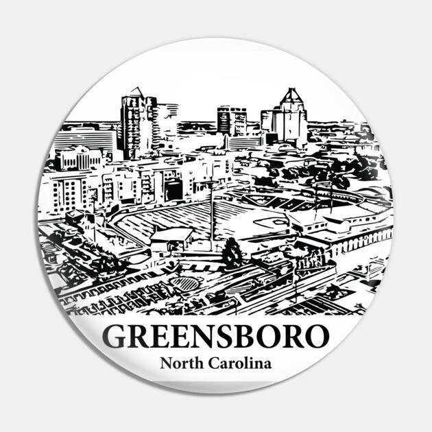 Greensboro - North Carolina Pin by Lakeric