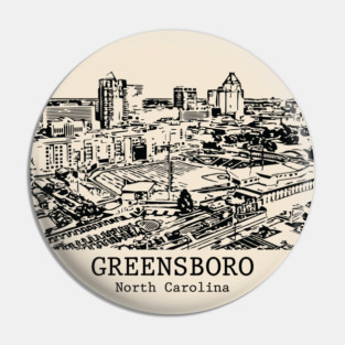 Greensboro - North Carolina Pin