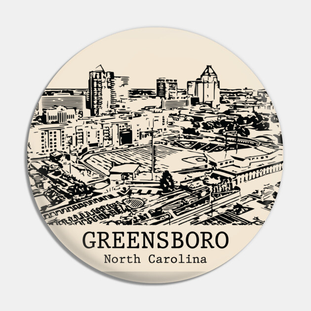 Greensboro - North Carolina Pin by Lakeric