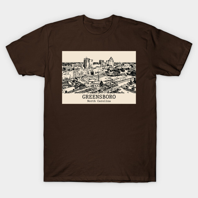 Greensboro - North Carolina T-Shirt by Lakeric