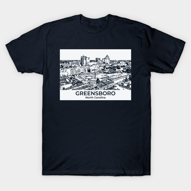 Greensboro - North Carolina T-Shirt by Lakeric