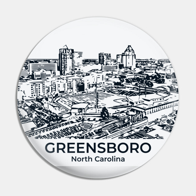 Greensboro - North Carolina Pin by Lakeric