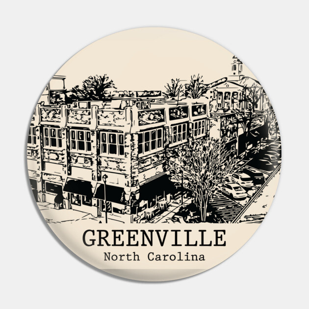 Greenville - North Carolina Pin by Lakeric