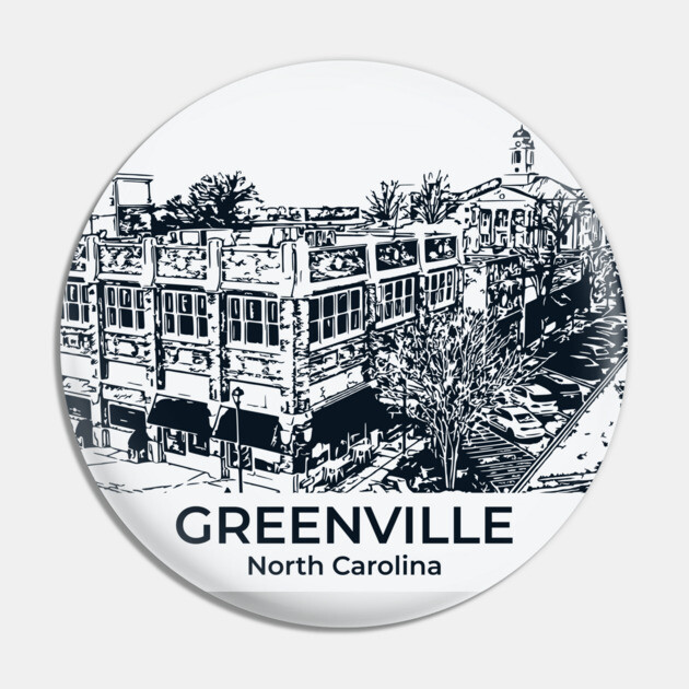 Greenville - North Carolina Pin by Lakeric
