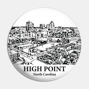 High Point - North Carolina Pin