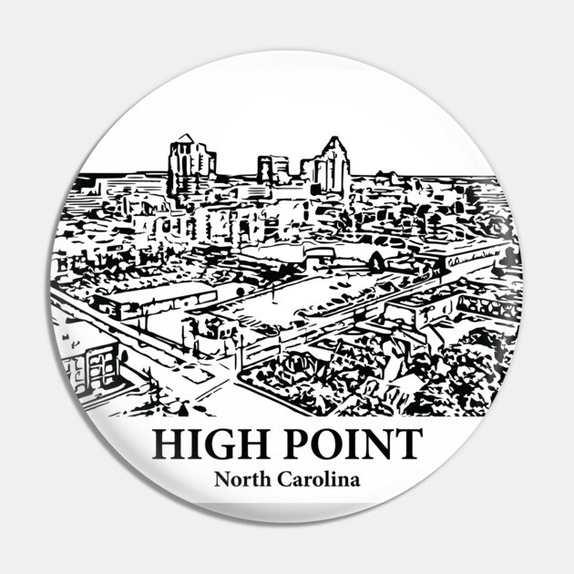 High Point - North Carolina Pin by Lakeric