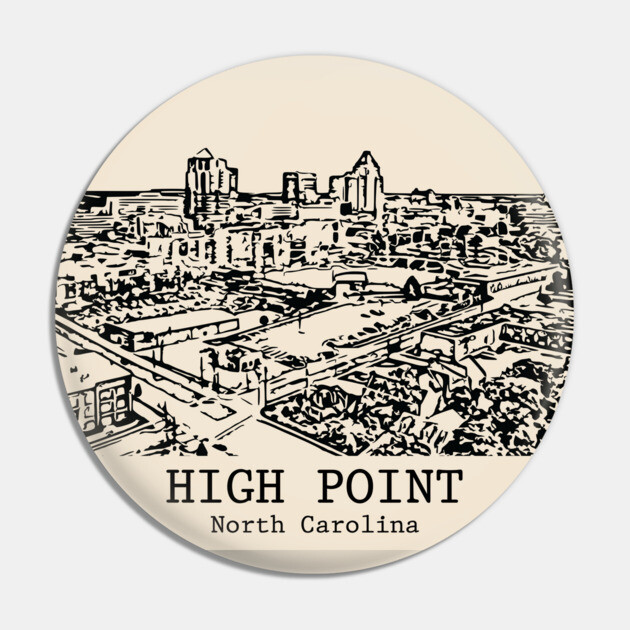 High Point - North Carolina Pin by Lakeric