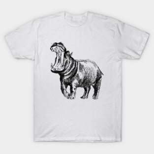 Hippo Print T-Shirt