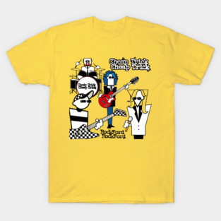 Cheap Trick – Rockford Cartoon Band Tribute T-Shirt