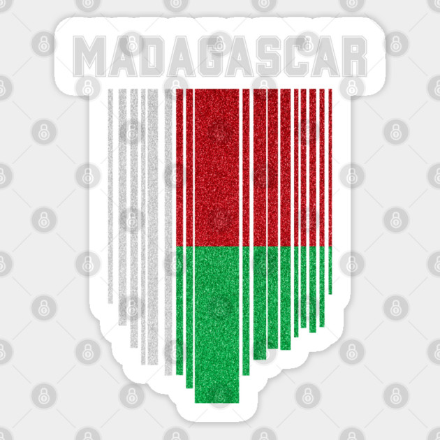 Madagascar flag, malagasy flag Sticker by eka123