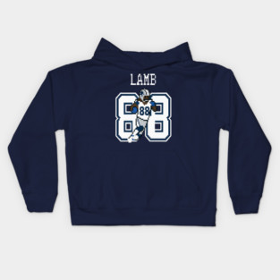 Ceedee Lamb Pixel Art Dallas Tribute Kids Hoodie