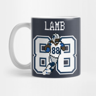 Ceedee Lamb Pixel Art Dallas Tribute Mug