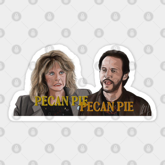 When Harry Met Sally: Pecan Pie Sticker by 51Deesigns