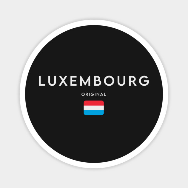 Luxembourg flag, louxembourger flag Magnet by eka123