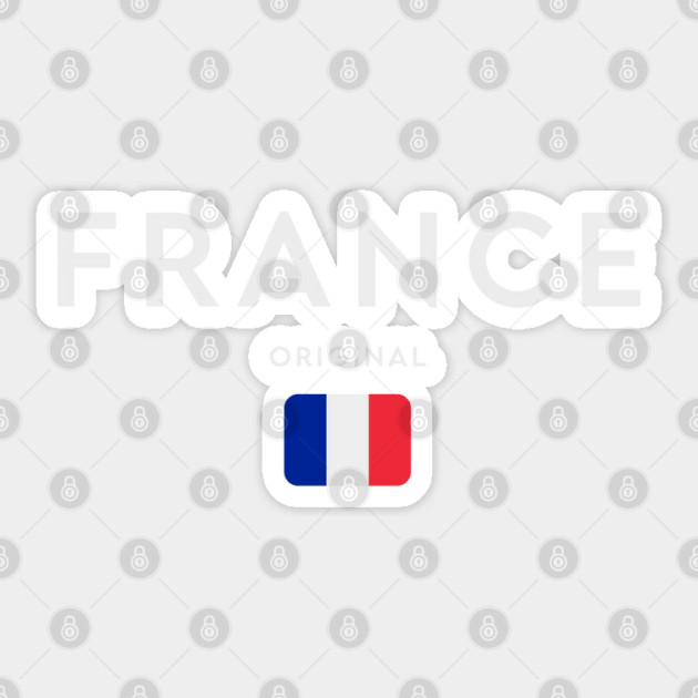 France flag, french flag Sticker by eka123