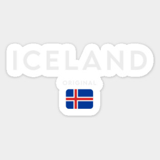 Iceland flag, icelandic flag Magnet