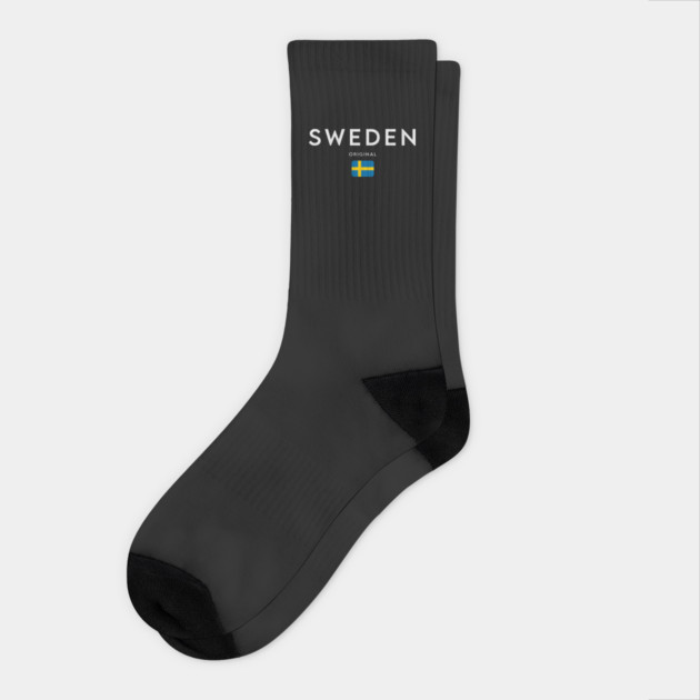 Sweden flag, swedish flag Socks by eka123