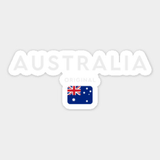 Australia flag, australian flag Sticker