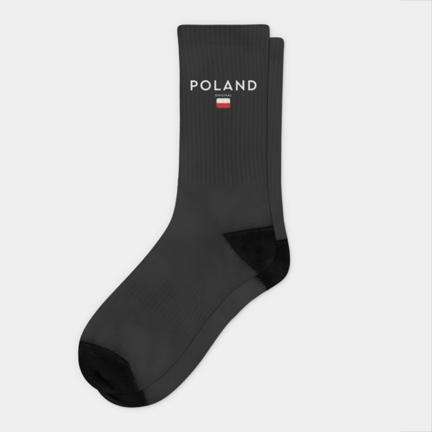 Poland flag, polish flag Socks by eka123