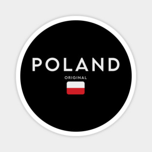 Poland flag, polish flag Magnet