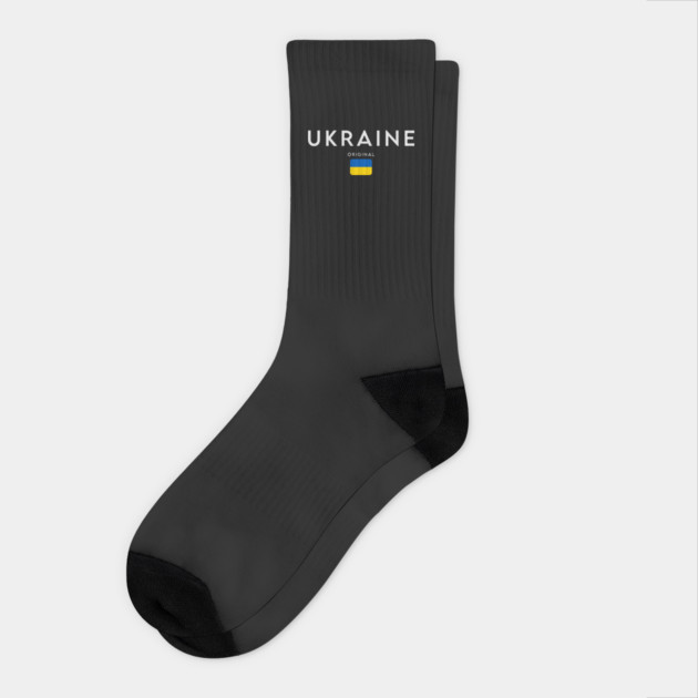 Ukraine flag, ukrainian flag Socks by eka123