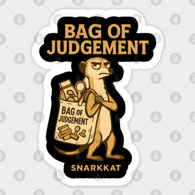 Bag of Judgement. Sticker by Eric's Store 6