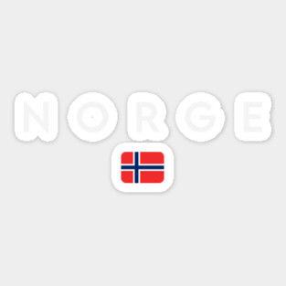 Norway flag, norwegian flag Sticker