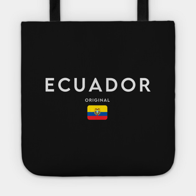 Ecuador flag, ecuadorian flag Tote by eka123