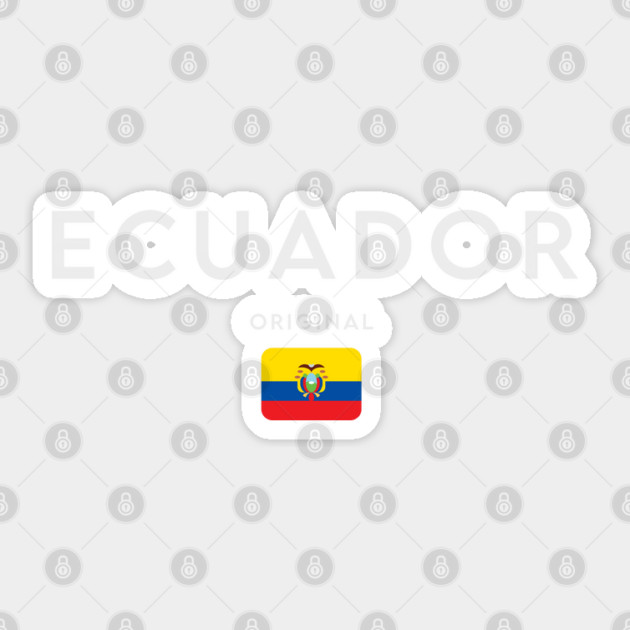 Ecuador flag, ecuadorian flag Sticker by eka123