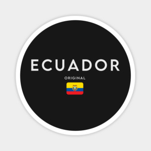Ecuador flag, ecuadorian flag Magnet