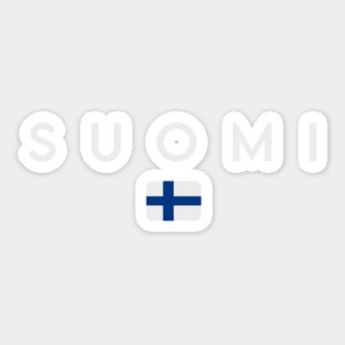 Finland flag, finnish flag Sticker