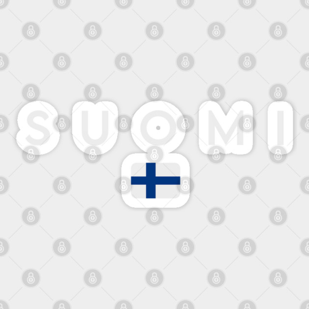 Finland flag, finnish flag Sticker by eka123