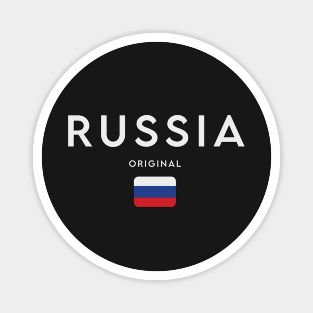Russia flag, russian flag Magnet by eka123